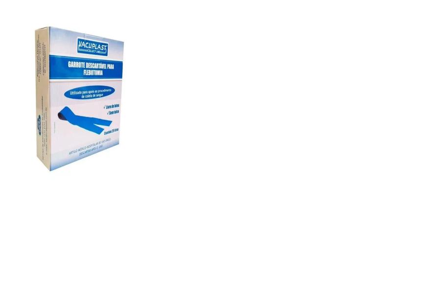 Cralplast Garrote Desc P/ Flebotomia Tiras 46 Cm Und (grl46) – Cral - 25 Tiras