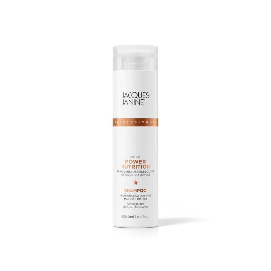 Jacques Janine Shampoo Professionnel Power Nutrition Nutrição Profunda 240ml