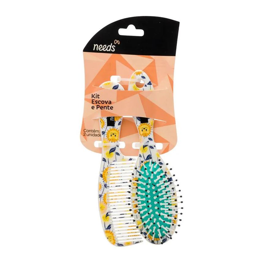 de Escova Cabelo Ricca Flex Fast Dry Pink - 1 unidade