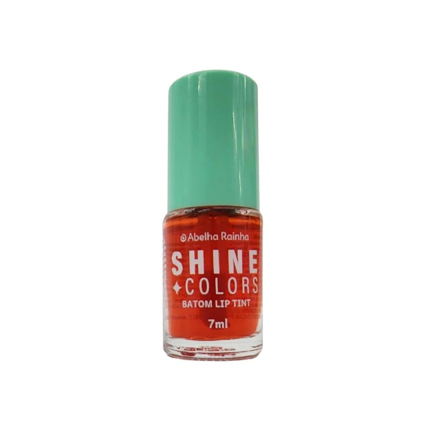 Abelha Rainha Batom Lip Tint Rosa Meiga Shine Colors 7ml