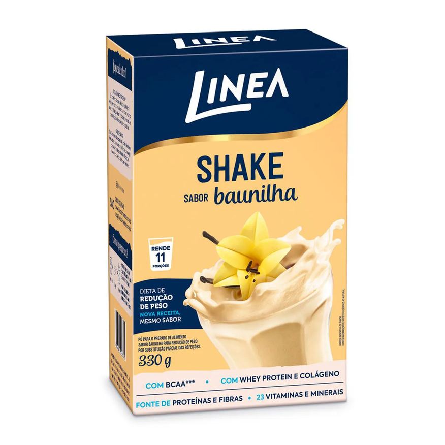 Linea Shake em Pó de Baunilha 330g