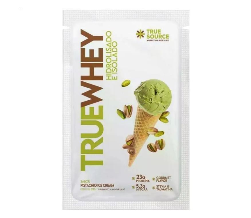True Whey Protein Source True Whey Pistachio Ice Cream Sachê 32g