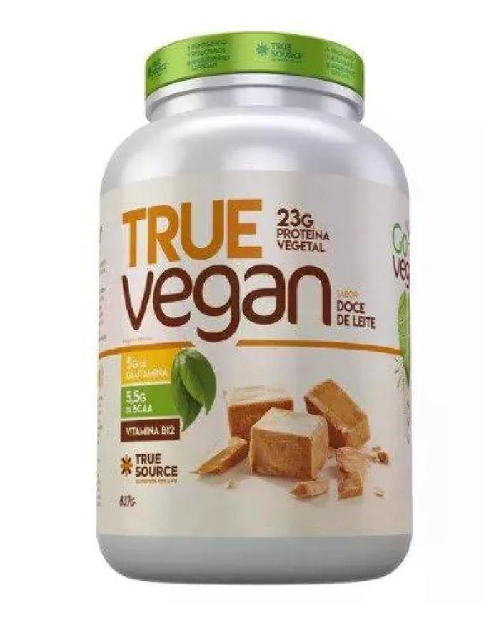 True Proteína Vegetal Source True Vegan Doce de Leite 837g