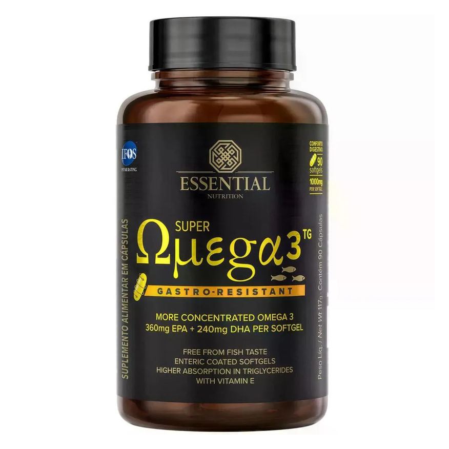Essential Nutrition Omega 3 Tg Gastro Resistant 90 cápsulas