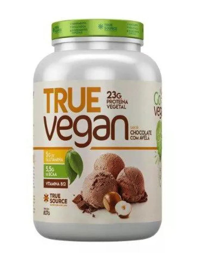 Puravida Proteína Vegetal True Source True Vegan Chocolate com Avelã 837g