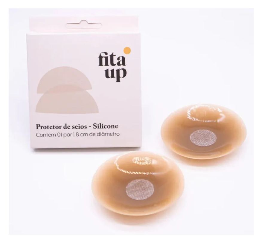 Fitaup Protetor de Mamilo de Silicone Ultra-fino Avelã - Fita Up