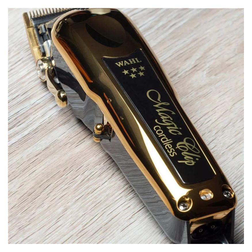 de Maquina Cortar o Cabelo Magic Clip Cordless Gold Wahl
