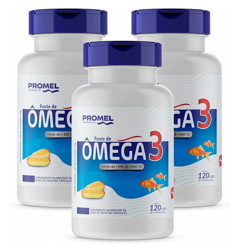 Promel 3 Ômega 3 60 Capsulas de 1450mg