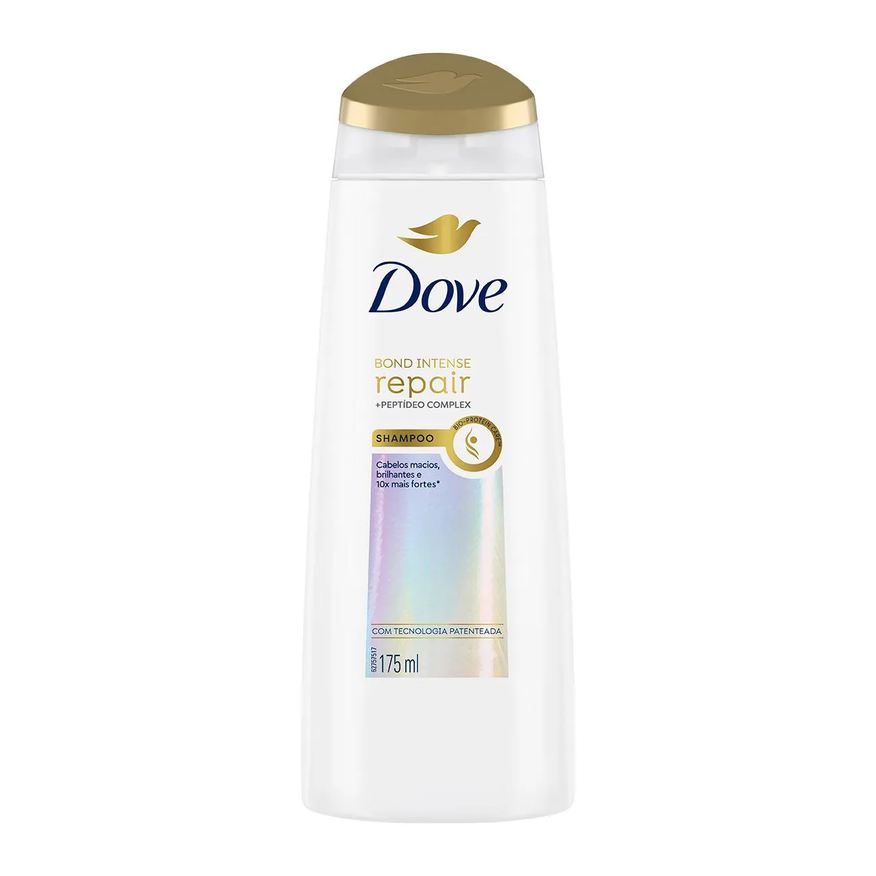 Dove Kit Bond Intense Repair Shampoo Petídeo Complex + Condicionador + Máscara de Tratamento + Óleo Sérum Bifásico Finalizador
