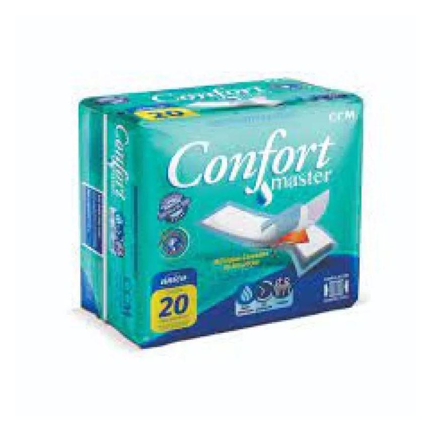 Confort Master Absorvente Geriátrico para Incontinência Urinária Absorção Leve 20 unidades