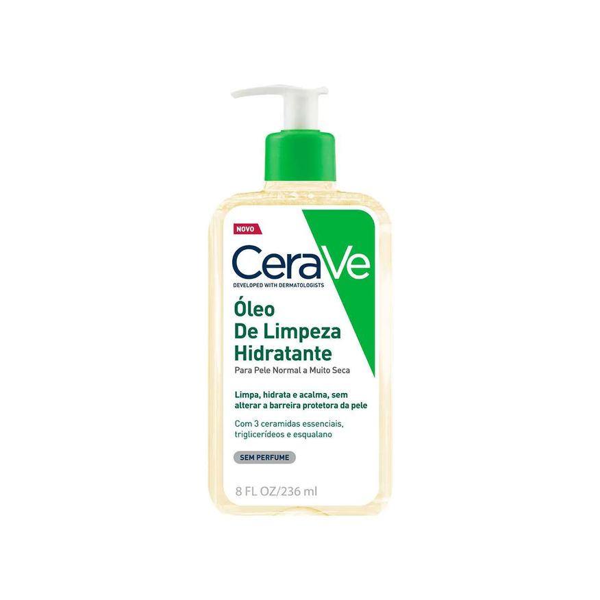 Cerave Óleo de Limpeza Hidratante Remoção de Maquiagem e Hidratação Simultânea 236ml