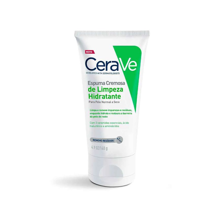 Cerave Espuma Cremosa de Limpeza Hidratante Sem Perfume 140g