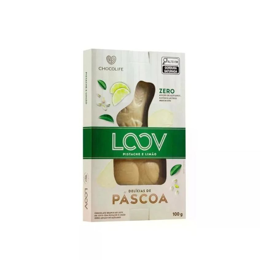 Chocolife Coelho de Pistache com Limao 100g