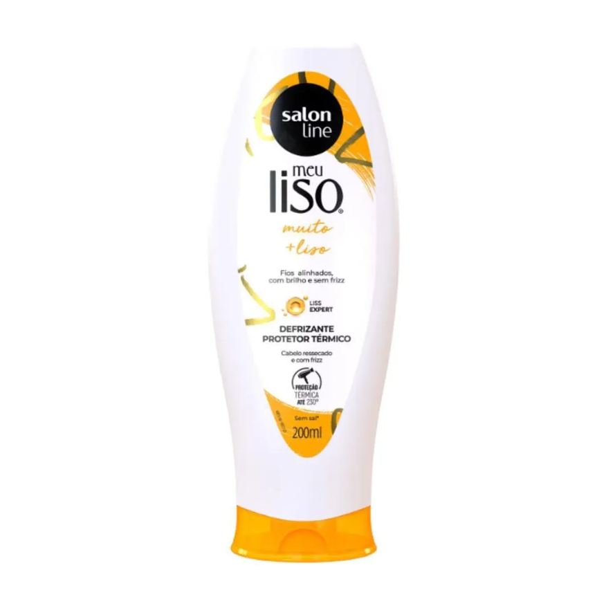 Salon Line Defrizante Protetor Térmico Meu Liso Muito + Liso 200ml