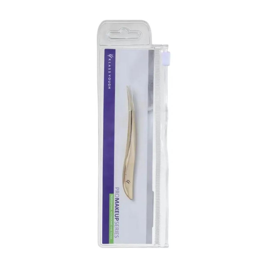 Vough Klass Pinça Ponta Fina Dourada Tw-3077g