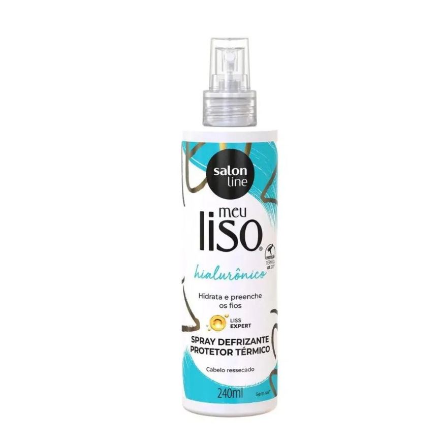 Salon Line Spray Defrizante Protetor Térmico Meu Liso Hialurônico 240ml