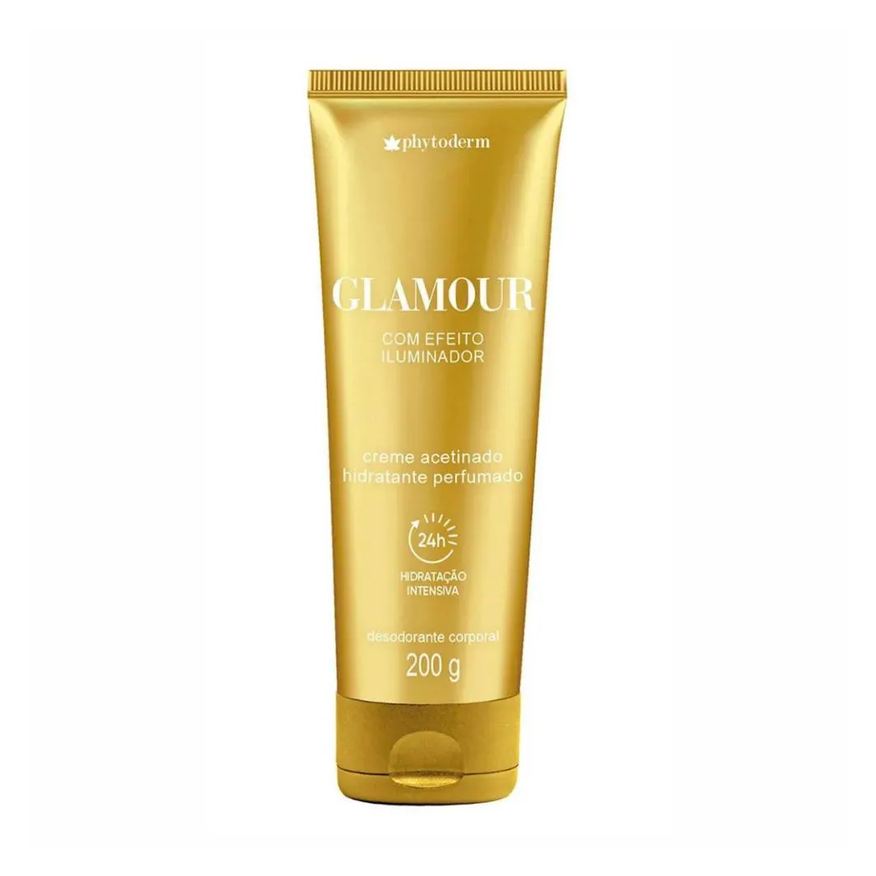 Phytoderm Creme Acetinado Hidratante Glamour Efeito Iluminador 200g