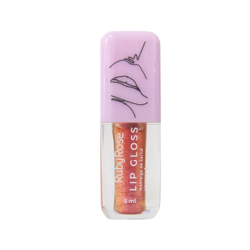 Ruby Rose Lip Gloss Bonfire 5ml