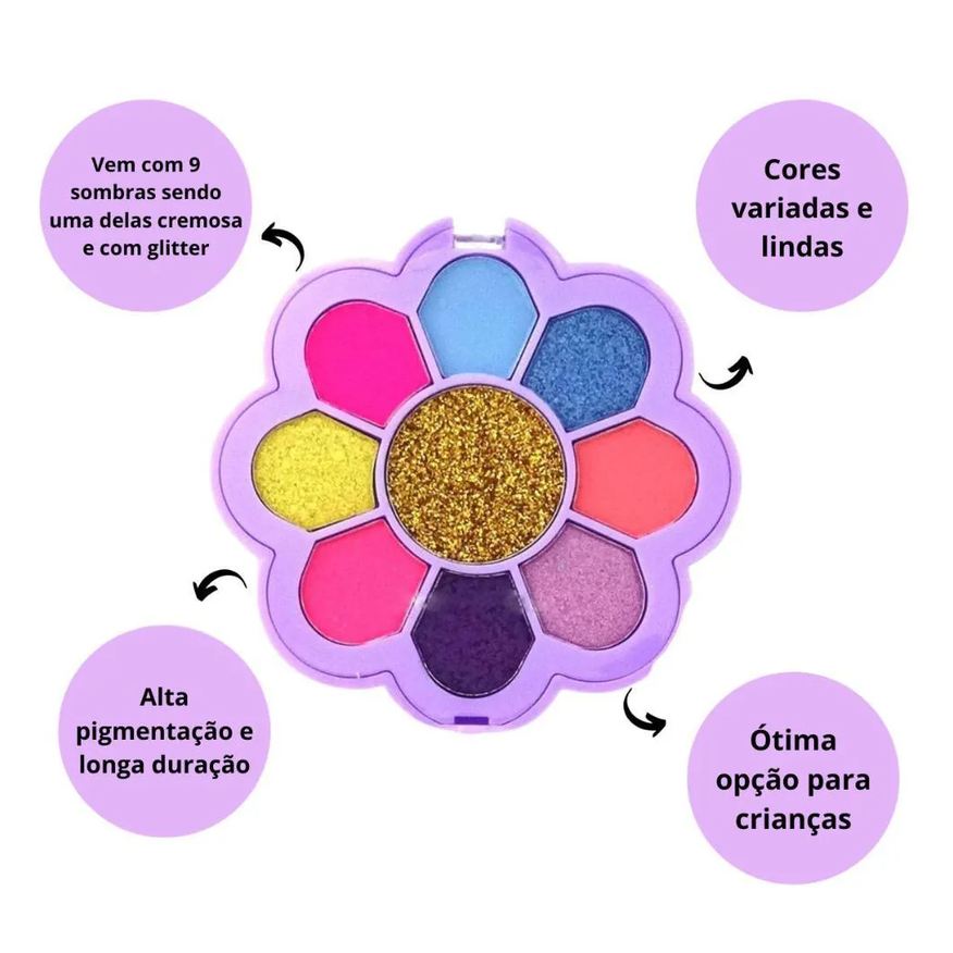de Paleta Sombras Jasmyne Tropical Teen Tucano A 10g