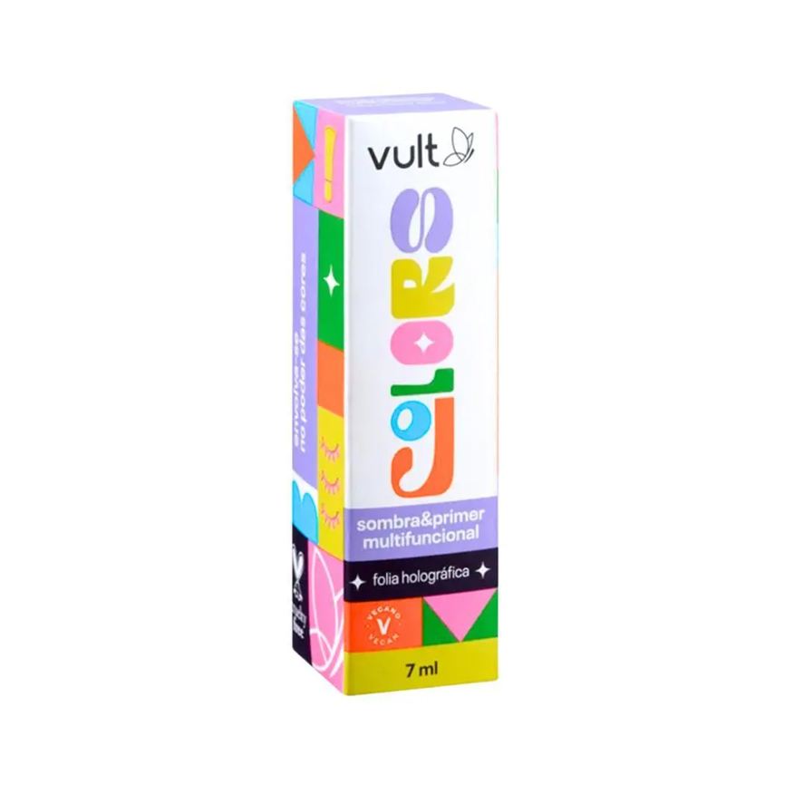 Vult Sombra e Primer Multifuncional Colors Folia Holográfica 7ml
