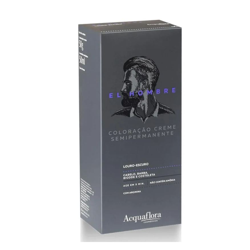 Acquaflora Kit Coloração Creme Semipermanente El Hombre Louro-escuro