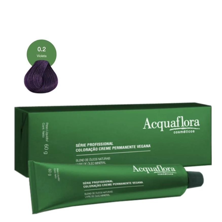 Acquaflora Coloração Creme Vegana 0.2 Violeta 60g