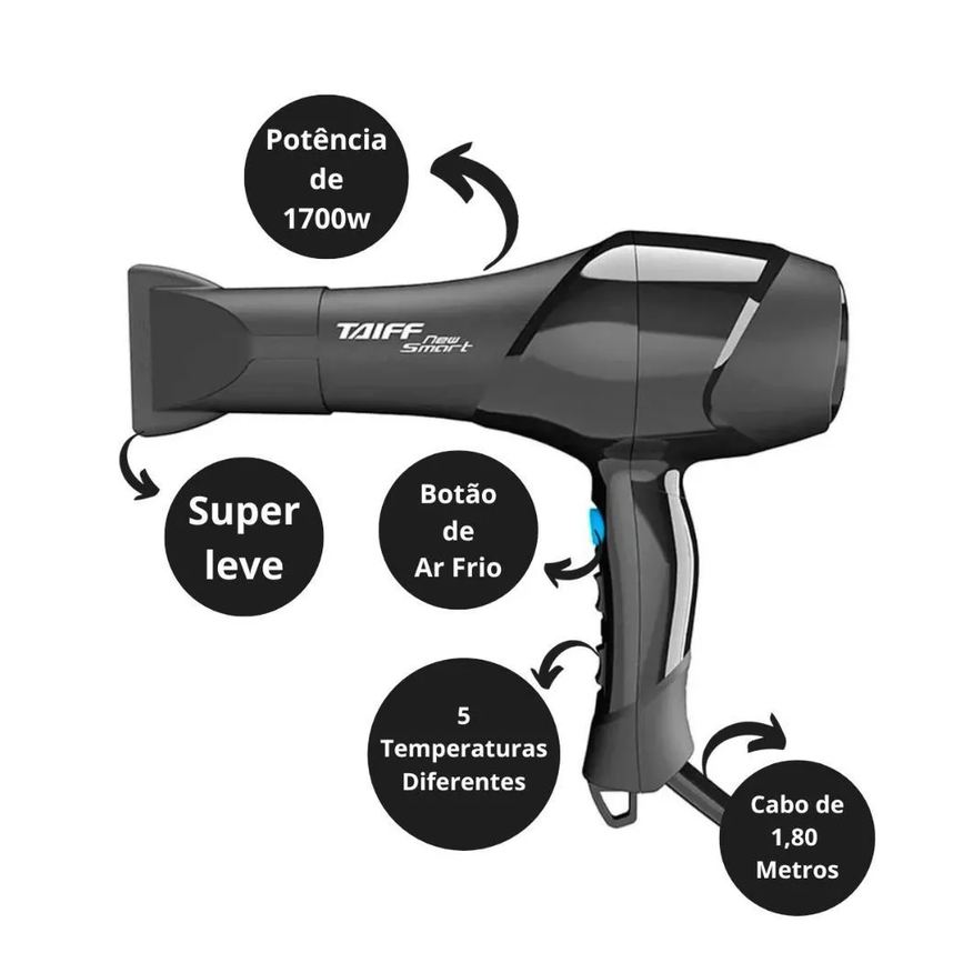 Taiff Secador New Smart 1700w 127v