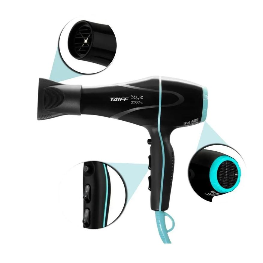 Taiff Secador Style Preto 2000w 127v
