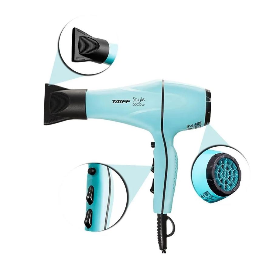 Taiff Secador Style Azul 2000w 220v