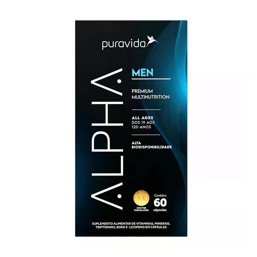 Puravida Novo Alpha Men 60 cápsulas