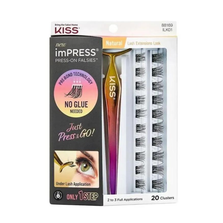Kiss New York Cílios Autocolantes Impress Natural Ilk01