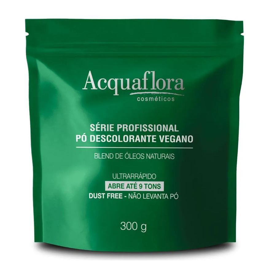 Acquaflora Pó Descolorante Vegano Ultrarrápido Dust Free 300g