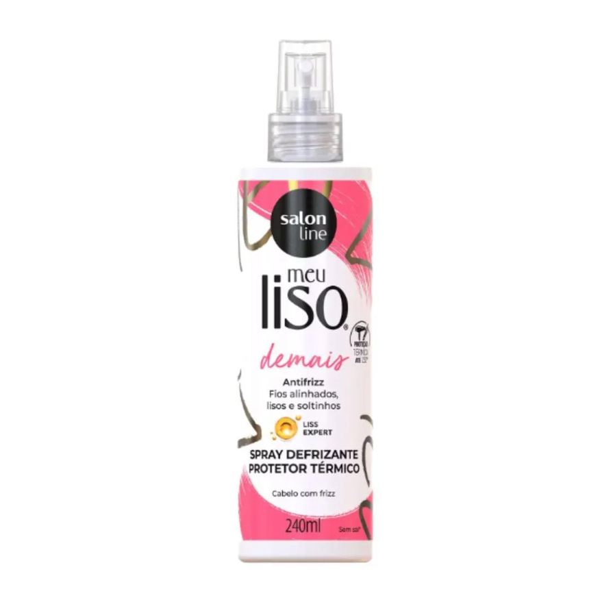 Salon Line Spray Defrizante Meu Liso Demais Protetor Térmico 240ml