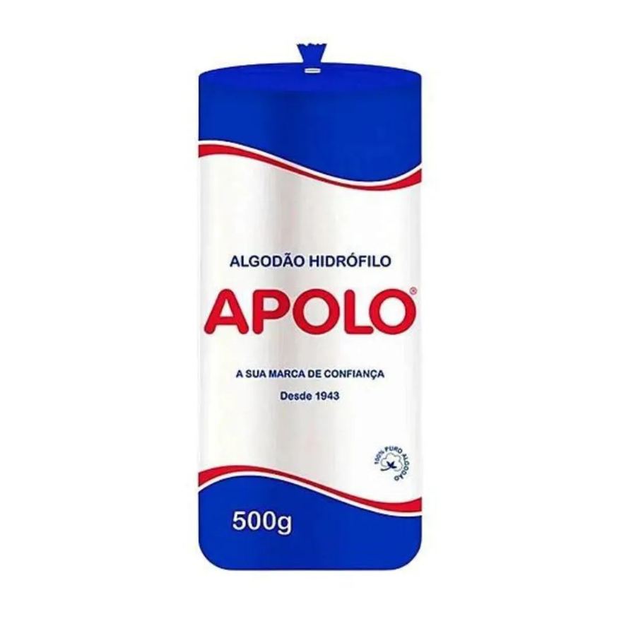 Algodão Kit Hidrófilo Apolo em Rolo 500g C/6