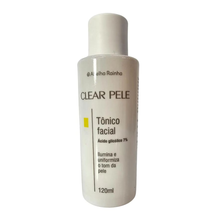 Abelha Rainha Tônico Facial com 7% Ácido Glicólico Clear Pele 120ml