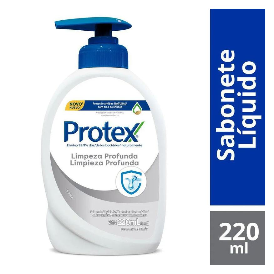 Protex Sabonete Líquido Para As Mãos Limpeza Profunda 220ml