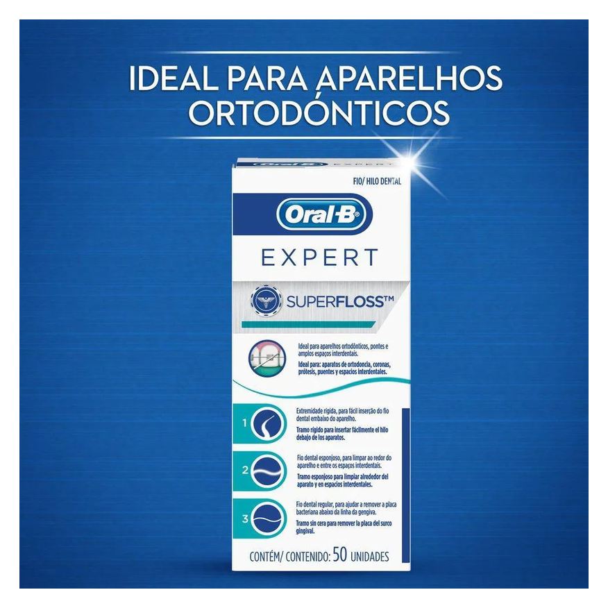 Oral-B Fio Dental Superfloss 50Un