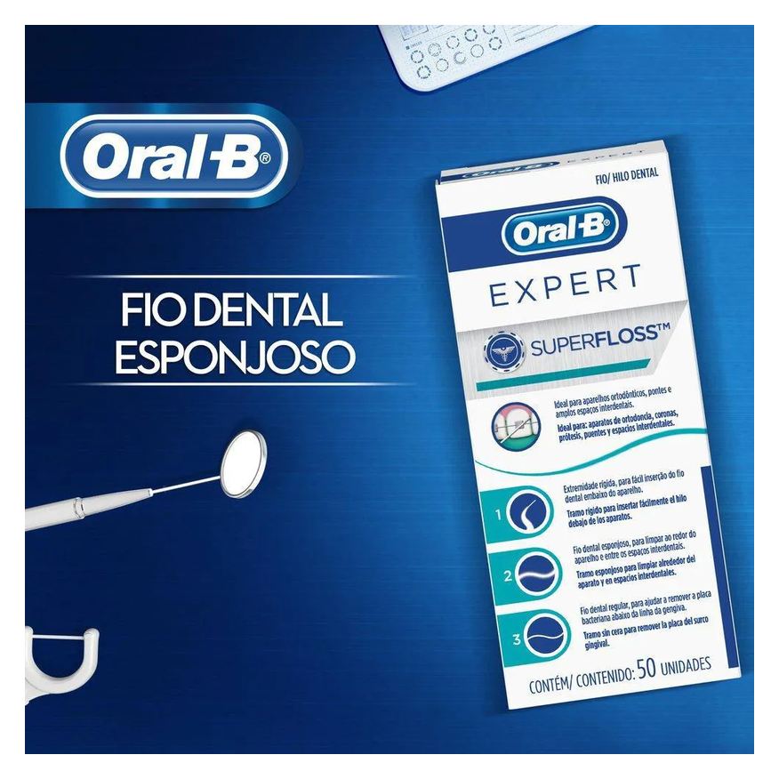Oral-B Fio Dental Superfloss 50Un