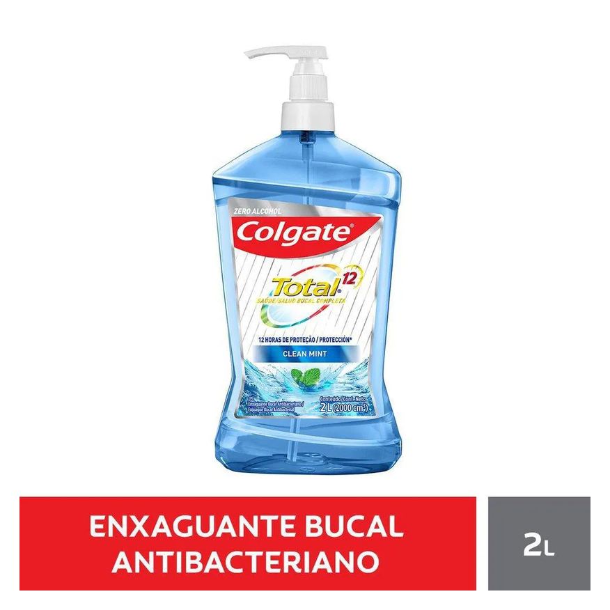 Colgate Enxaguante Bucal Total 12 Clean Mint 2L