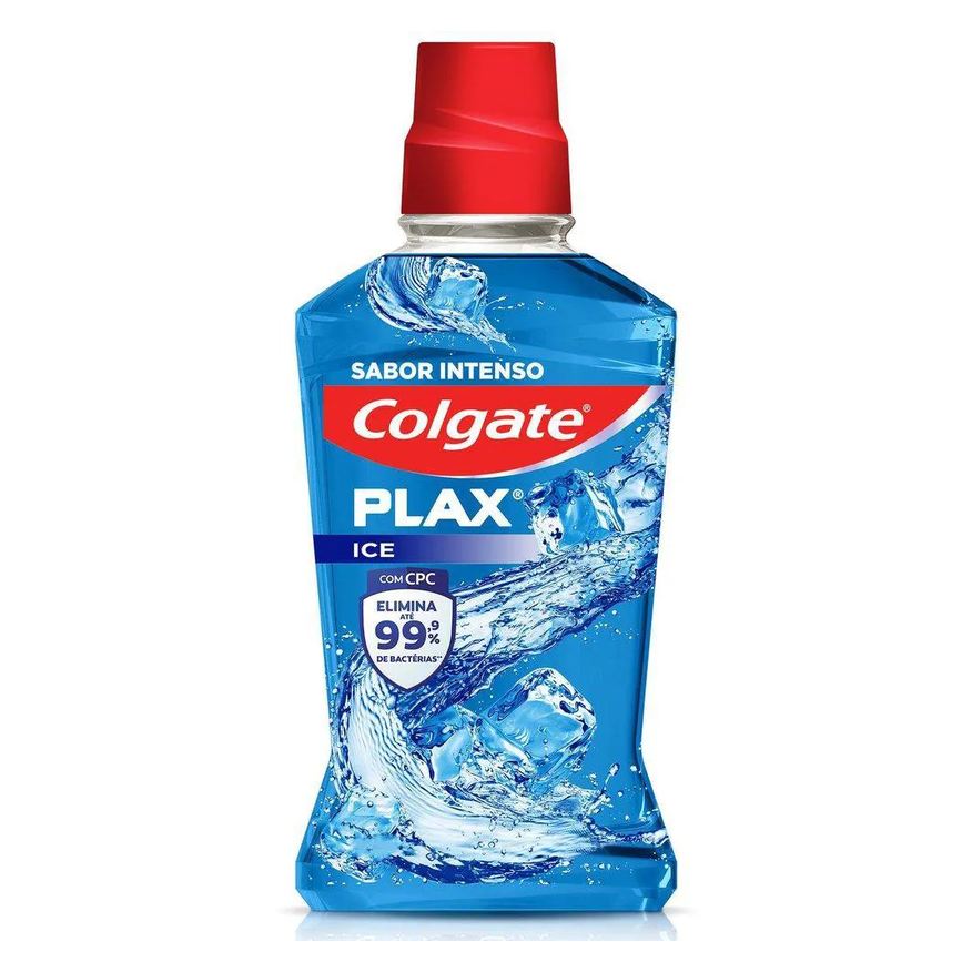 Colgate Enxaguante Bucal Zero Álcoolplax Ice 500ml