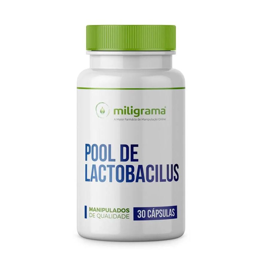 de Pool Lactobacilos Mantém a Flora Intestinal Saudável 30 cápsulas