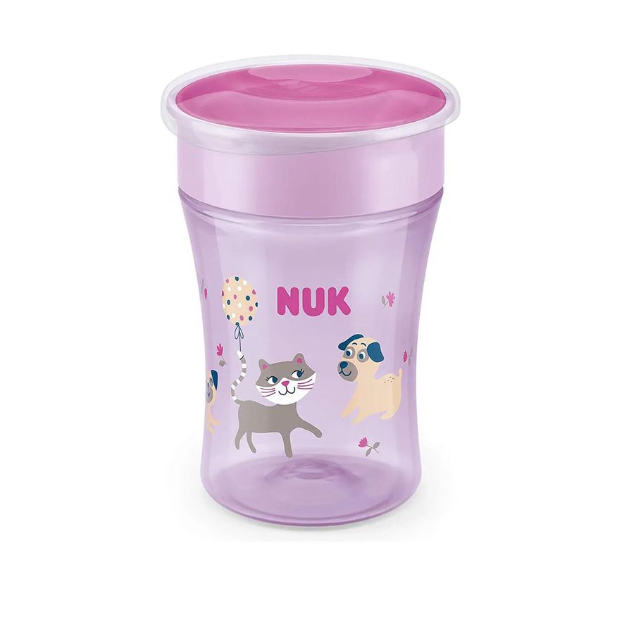 Nuk Copo De Treinamento 360° Evolution Magic Cup Rosa Gata
