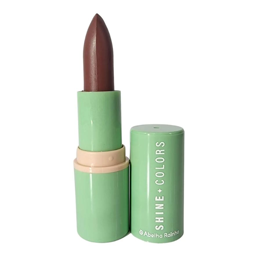 Abelha Rainha Batom Brilho e Sabor Chocolate Fps 15 Shine Colors 3,7g