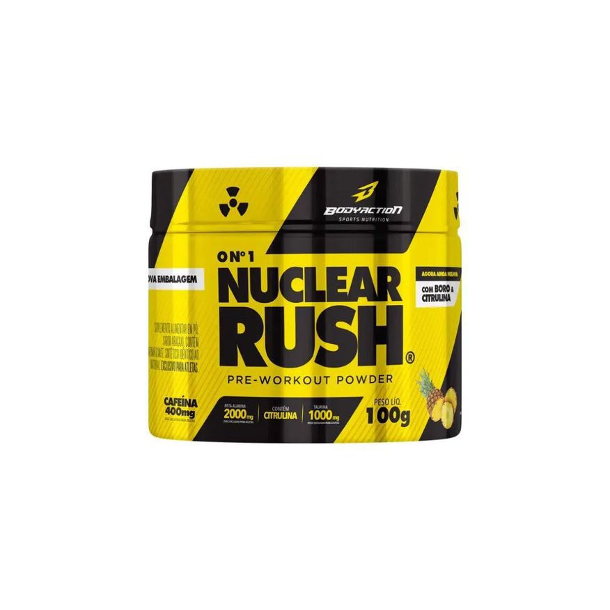 Body Action Nuclear Rush Pré-treino Bodyaction 100g Abacaxi