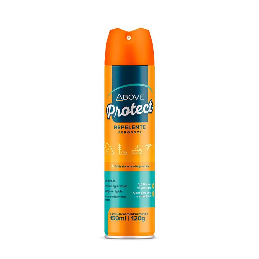 de Repelente Insetos Above Protect Aerossol 150ml