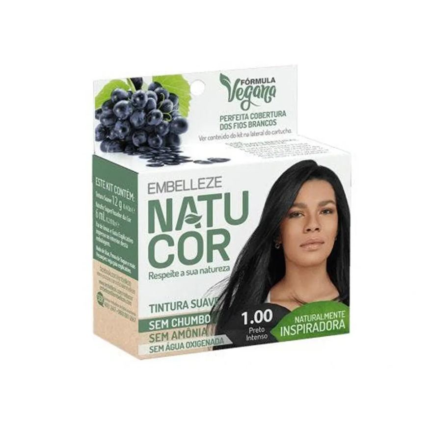 Natucor Tonalizante 1.00 Tucuma Preto