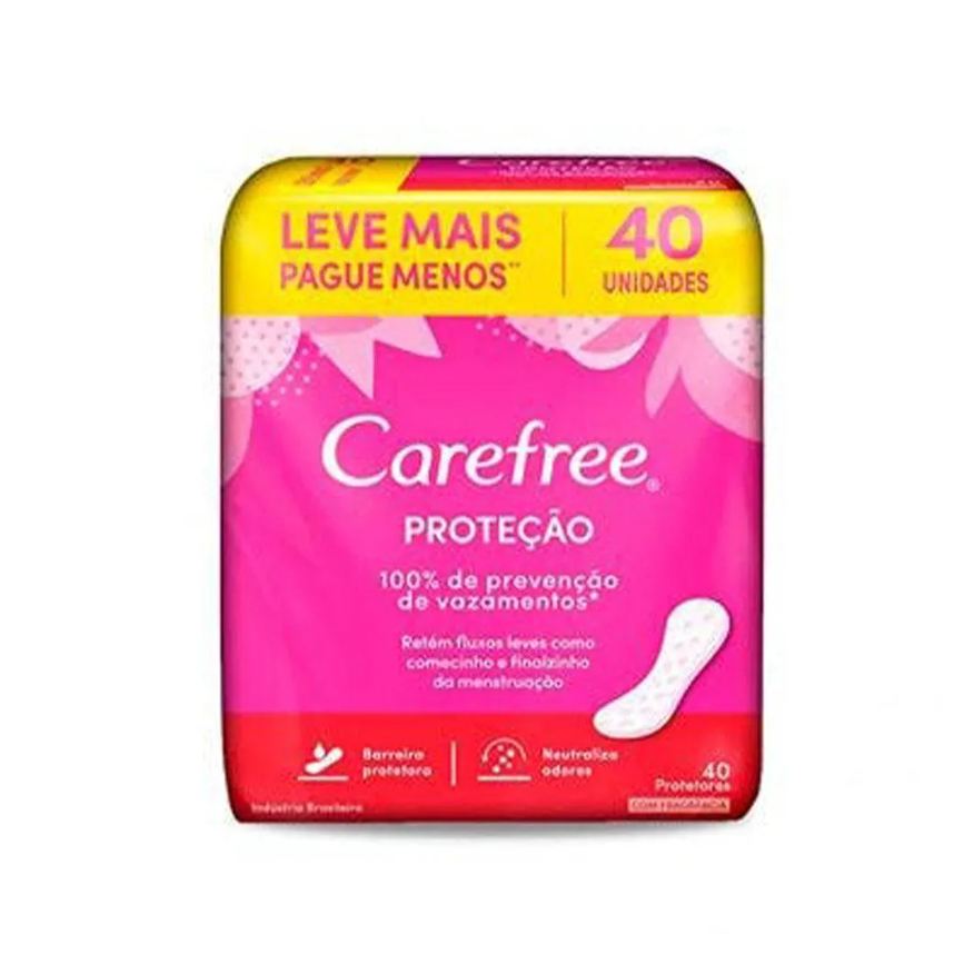 Carefree Absorvente Original Perfume C/ 40un