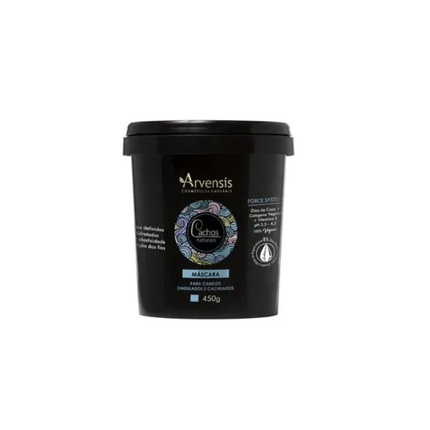 Arvensis Máscara Cachos Ondulados e Cacheados 450g