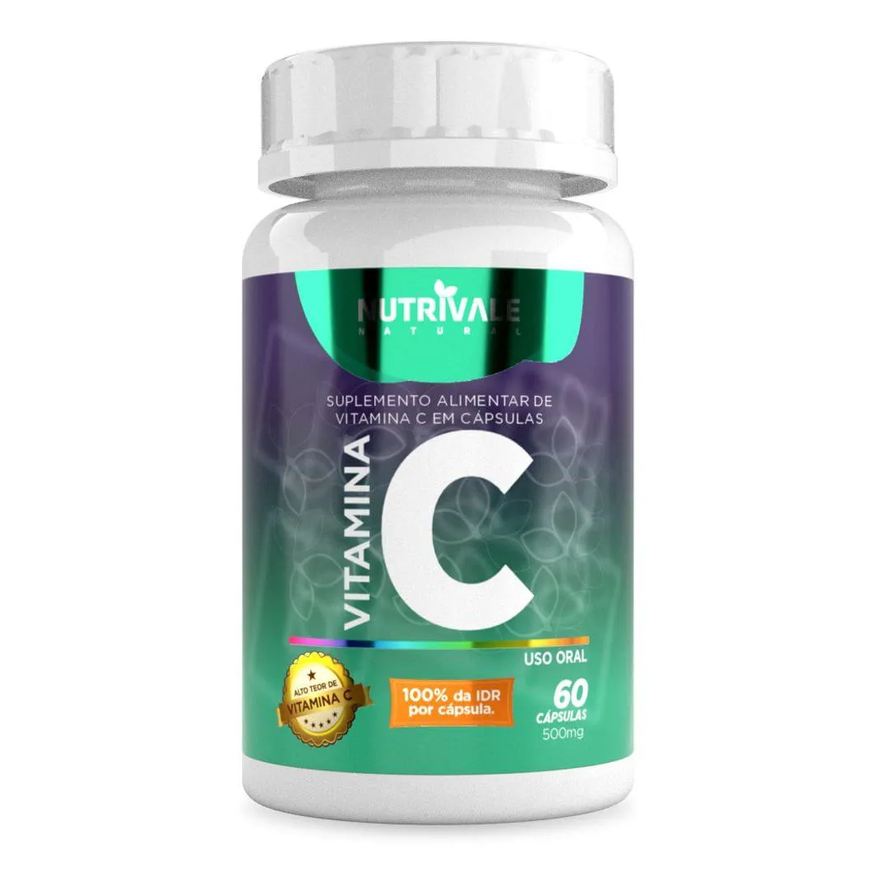 Nutrivale Vitamina C (ácido Ascórbico) 60 cápsulas