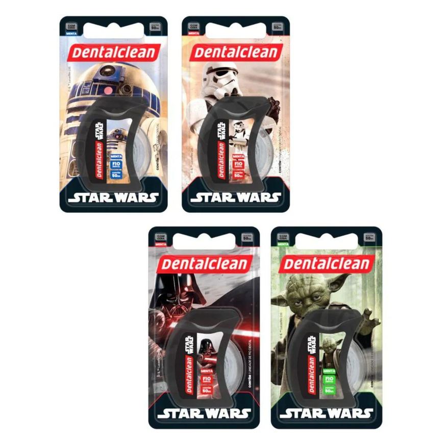 Dentalclean Fio Dental Star Wars - 50m - Sortidos